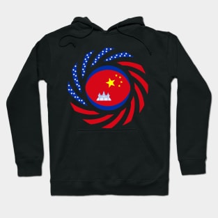 Chinese Cambodian American Multinational Patriot Flag Series Hoodie